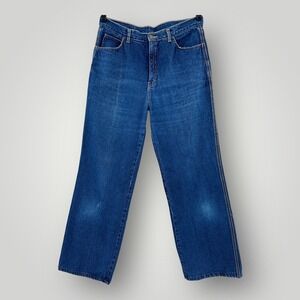 Vintage Rigoletto Blue Jeans Men's Size 32x30 Straight Leg Medium Wash 90's